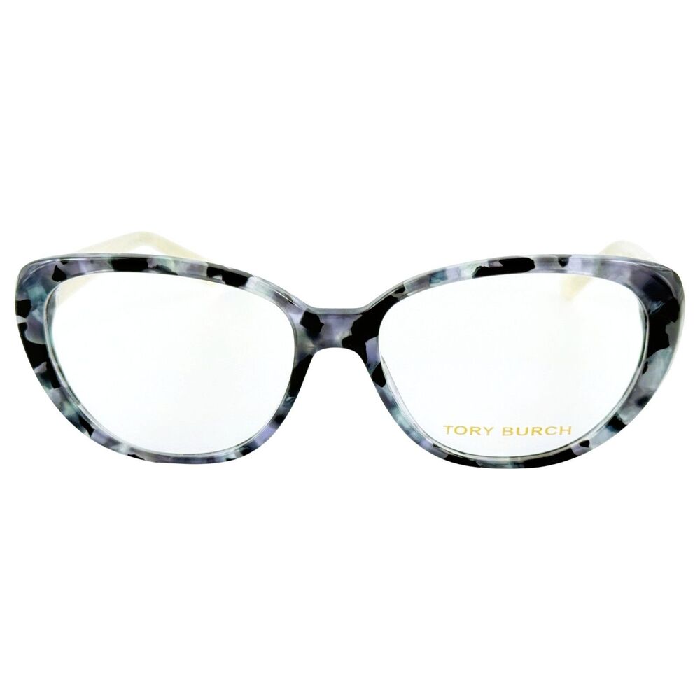 Tory Burch TY2078 Womens Plastic Eyeglass Frame 1685 Black Pearl 52-15 - Picture 3 of 5